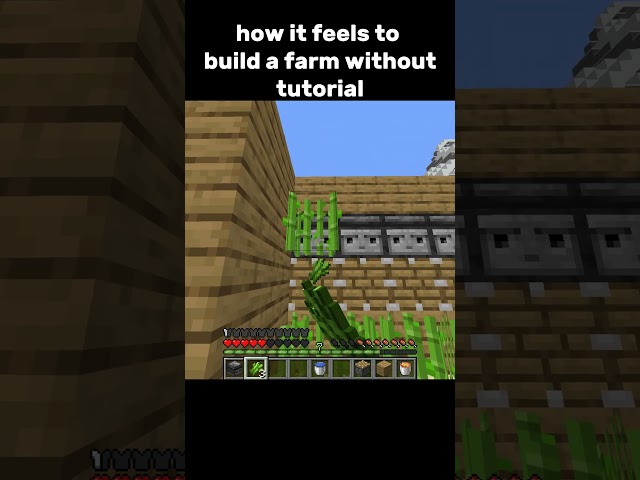how it feels to build a farm without tutorial