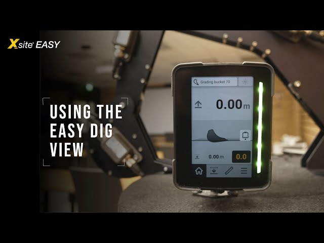 How To USE The EASY DIG™ view - Xsite EASY | Tutorials