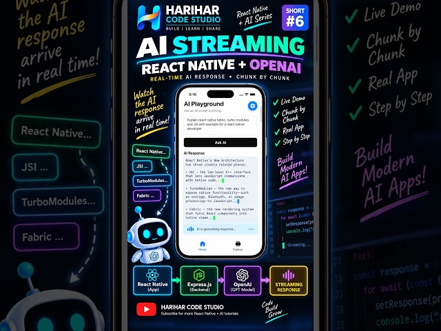 Make Your App Type Like ChatGPT 🤯 | React Native + OpenAI