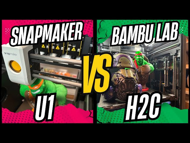 Clash of the New Printers Snapmaker U1 vs Bambu Lab H2C
