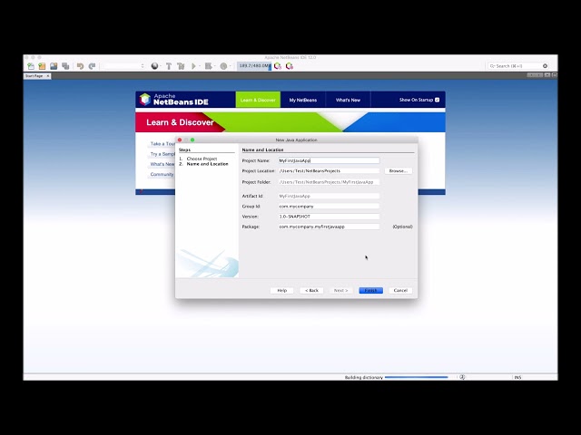 Java Tutorial - How to Create a new Java Project in NetBeans