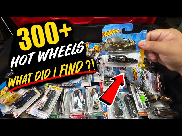 I Bought a 300+ HotWheels Collection-treasure hunt found! 