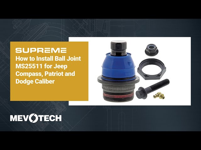 How to Install Supreme Ball Joint MS25511