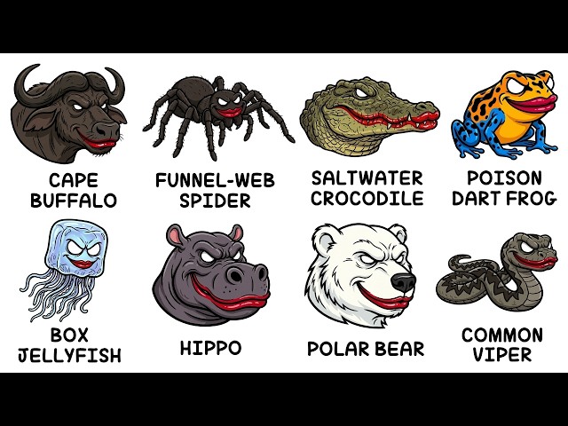 Every Continent's Deadliest Animal Explained
