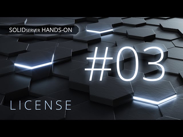 SDS Hands-on #03 - license