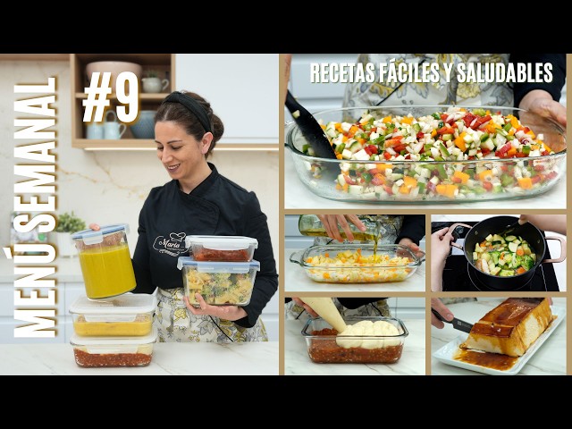 🌟 ¡COME BIEN SIN GASTAR UNA FORTUNA!  Menú SEMANAL SALUDABLE y ECONÓMICO ¡Ideal para CONGELAR!