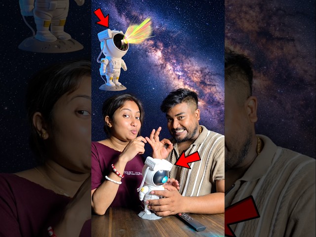 Amazing astronaut projector 😱 #trendinggadgets #shorts #projector