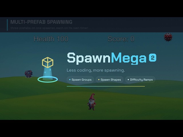 SpawnMega 2 — One Component, Every Spawn Pattern (Unity 6, free Lite edition + Pro)