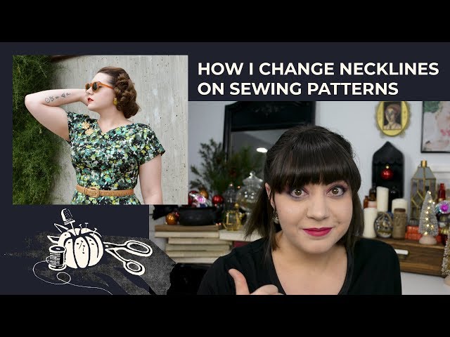 How To Change The Neckline On A Pattern - A Sewing How To