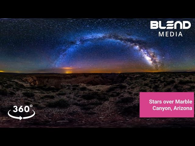 Star Filled Sky over the Marble Canyon, Arizona