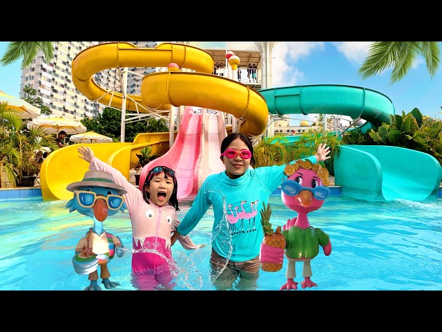 Playing on Water Balloon Slides and Having Fun on Water Slides at Tropikana Waterpark