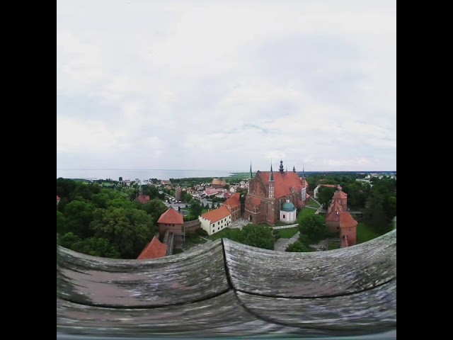 360°-Video:  View from Kopernicus' Tower in Frombork