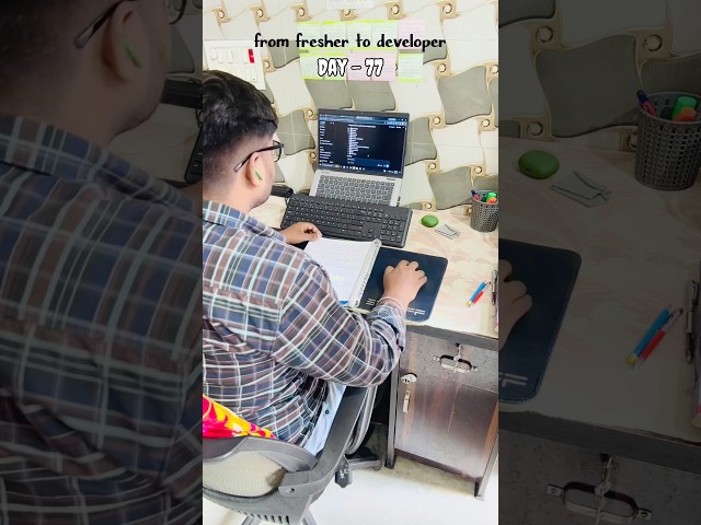 Day-77 from fresher to developer #webdevelopment #interview #backend #job #freshers #challenge