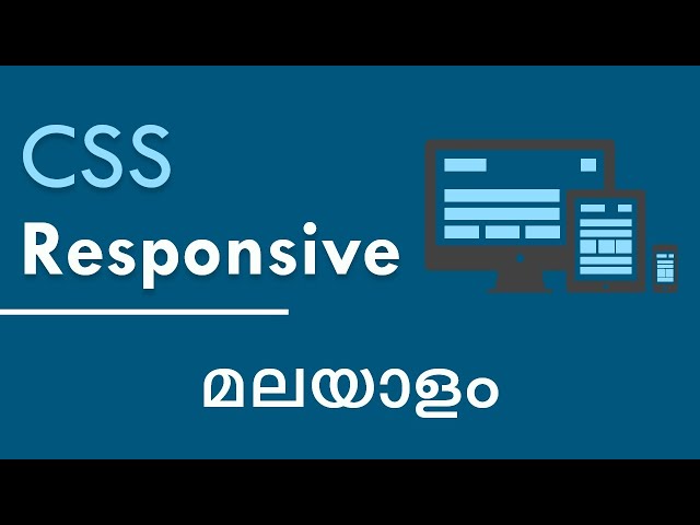 CSS Responsive malayalam tutorial | CSS media queries  | web desinging