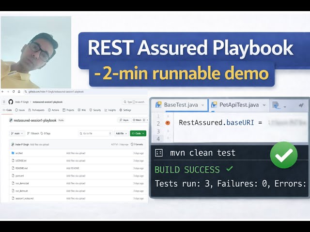 REST Assured Tutorial | View and Learn a Runnable API Test Playbook in 10 Minutes