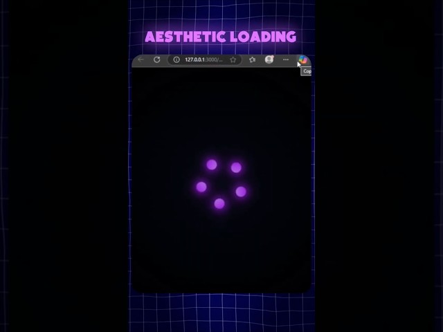 The SMOOTHEST Loader Ever Built In CSS 💨 | Watch Till The End!