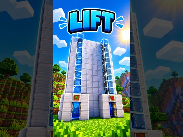 Minecraft: Water Lift!! #minecraft #shorts