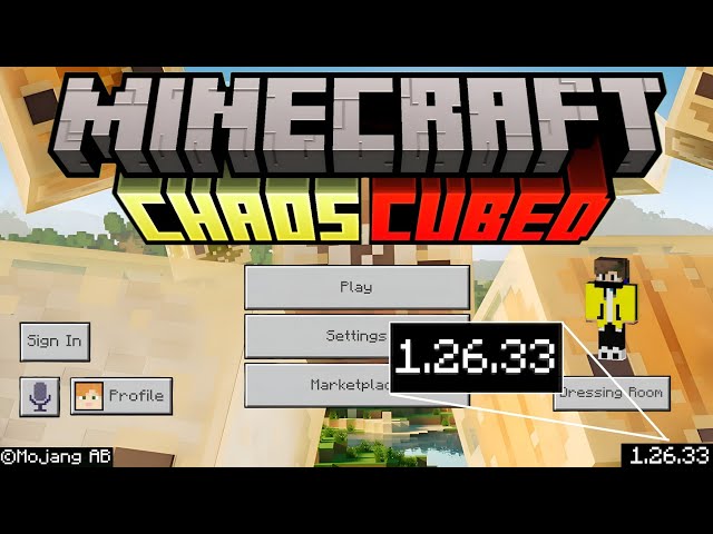 Minecraft 1.26.33 Official Version Released | Minecraft 1.26.33 Latest Update | Vizag OP