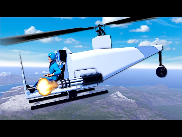 I Built an ATTACK HELICOPTER in SimplePlanes 2!