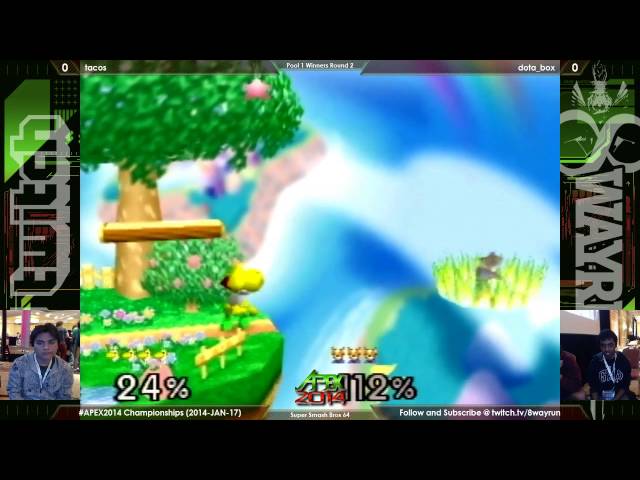APEX 2014   SB64 P1W2   tacos VS dota box