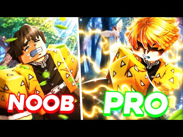 Going From NOOB TO THUNDER BREATHING ZENITSU AGATSUMA In Project Slayers 2 (Roblox)