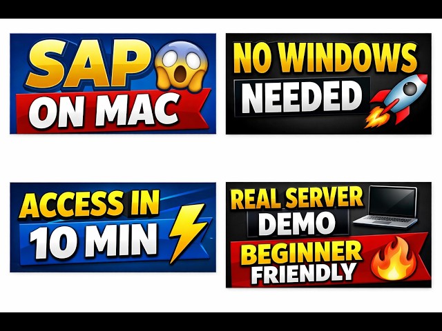 How to Get SAP S/4HANA Server Access on MacBook (Beginner Guide 2026)🔥#sap #sapserver #saptraining