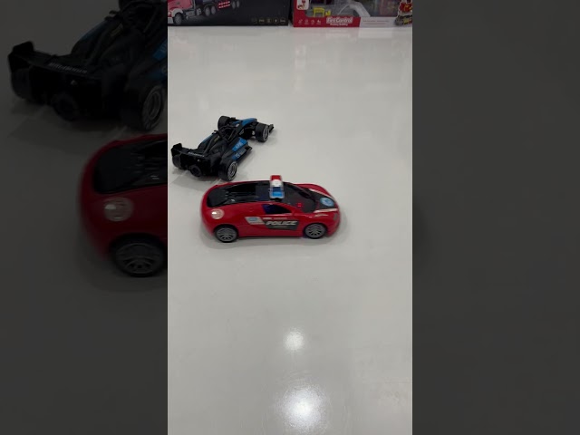 Epic RC Battle Police Car vs Formula Racing Car | ASMR Unboxing Short #asmr