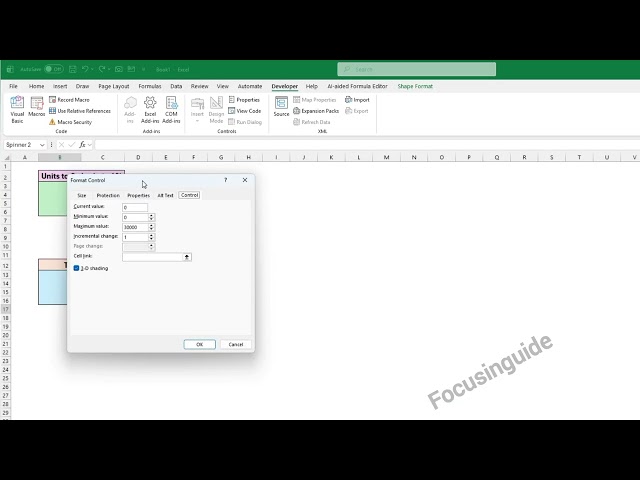Make Your Excel Reports Look Professional! 💎 Try Spin Buttons! 📈⚡