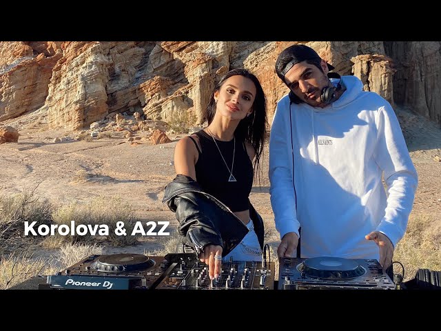 Korolova & A2Z - Live @ Radio Intense, Red Rock, California, USA / Melodic Techno DJ Mix
