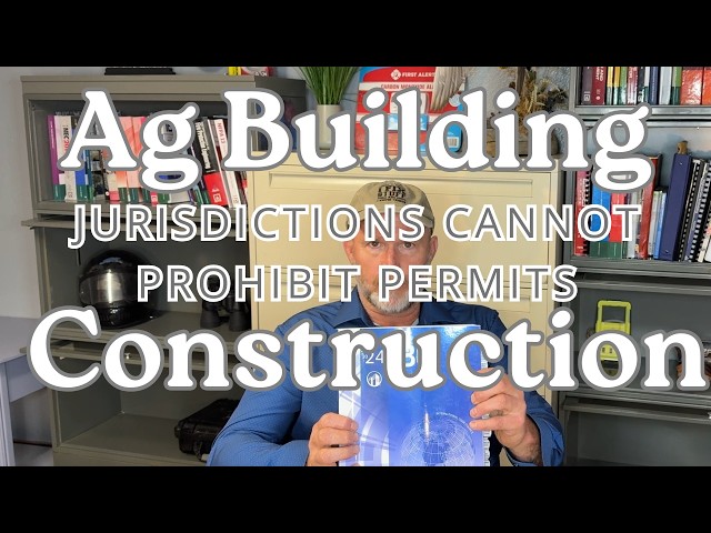 Agricultural Exemption Building Permits || No Structural or Means of Egress Requirements for Ag!
