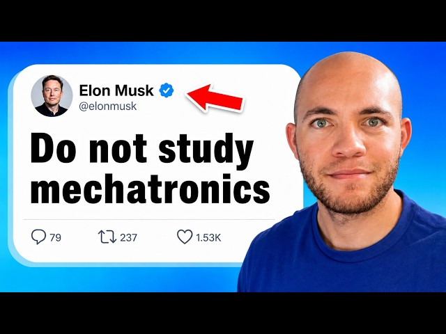 Don’t Study Mechatronics Engineering Until You Watch This