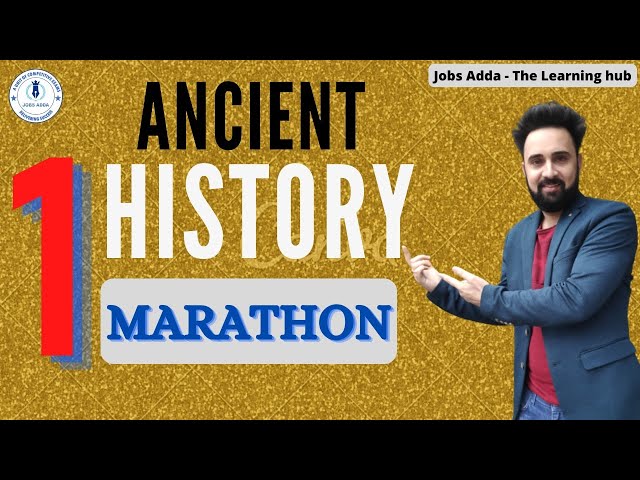 Ancient History | 5-Hour Marathon | History of India | By Ashiq Lone | @JobsAdda786.