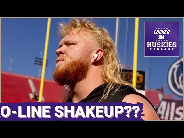 SHIFT: Washington Huskies Offensive Line Could See MAJOR SHAKEUP Ahead Of Matchup With Iowa Hawkeyes