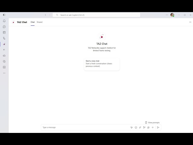 TAZ Chat Tutorial | TAZ Networks
