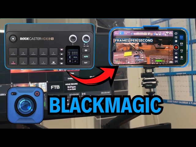 Best Blackmagic iPhone Camera Settings for the RØDECaster Video