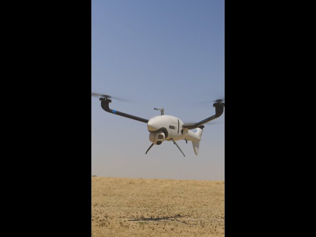Tricopter Drone Transforms into VTOL Fixed Wing Drone