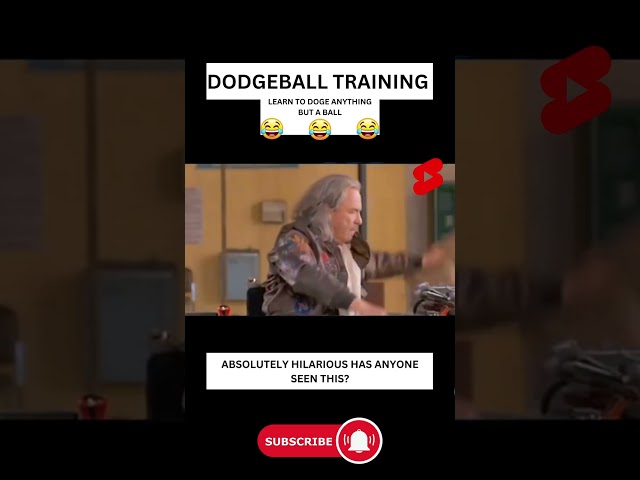 Dodgeball Training Learn To Dodge Anything But A Ball: #dodgeball  #comedy #shorts