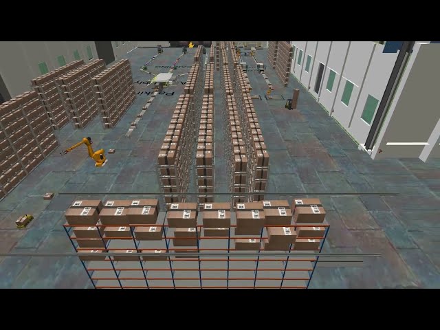 Modelling for Warehouse Simulation | Cargo Handling Unit| VB Factory | VB Group
