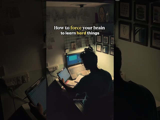 Learn Hard Topics in Seconds (Brain Trick) 🤯🧠 #shorts #studytips #study #ytshorts #studytricks