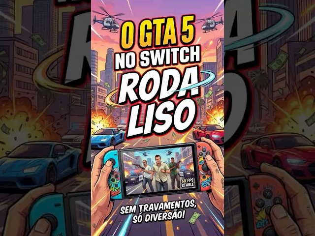 GTA 5 running perfectly on Nintendo Switch!!