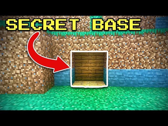 Minecraft Tutorial: How To Build A SECRET Mountain Base