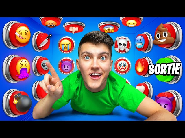 100 BOUTONS MYSTÈRES mais 1 SEUL m'aide à M'ÉCHAPPER