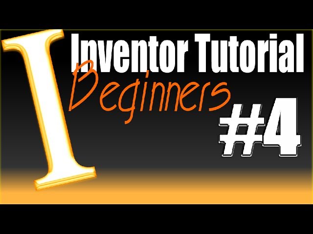 4- Inventor Beginner Tutorial: Using the Mouse zoom,move, rotate the part