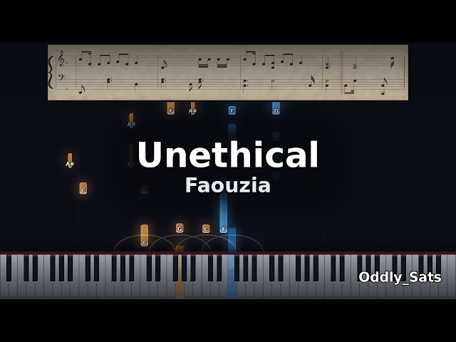 Unethical - Faouzia | Piano Cover & Tutorial + Free Sheets