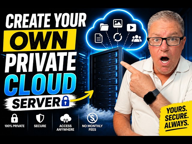How to start your own PRIVATE cloud server | NO FEES ever again!
