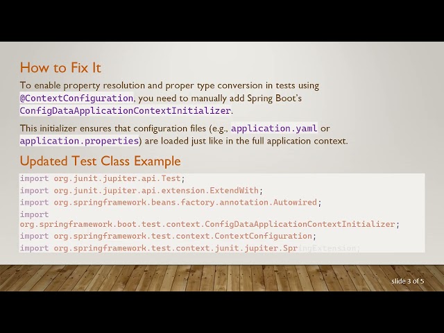Fixing TypeConverterSupport Issues in Spring Boot 3.x with @ ContextConfiguration