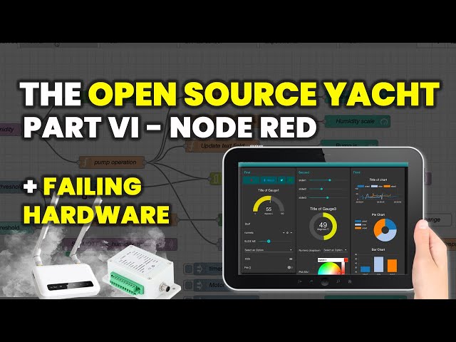 Node Red with Signal K on the Open Source Yacht project - plus frustrating hardware failures