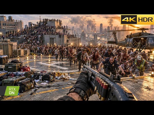THE FINAL EVACUATION (5090) Realistic ULTRA Graphics (4K 60FPS HDR) WWZ