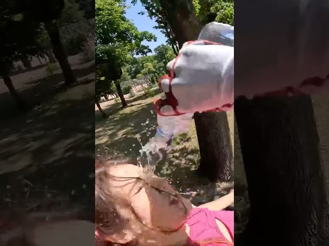 This girl is completely crazy!!! #spiderman #parkour #funny #escaping #love