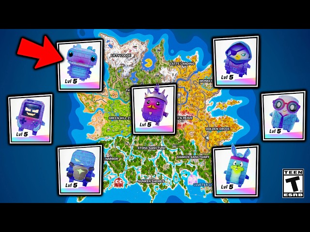 The NEW FORTNITE SPRITE Update! (15 New Sprites & Loot Hacker Variants)